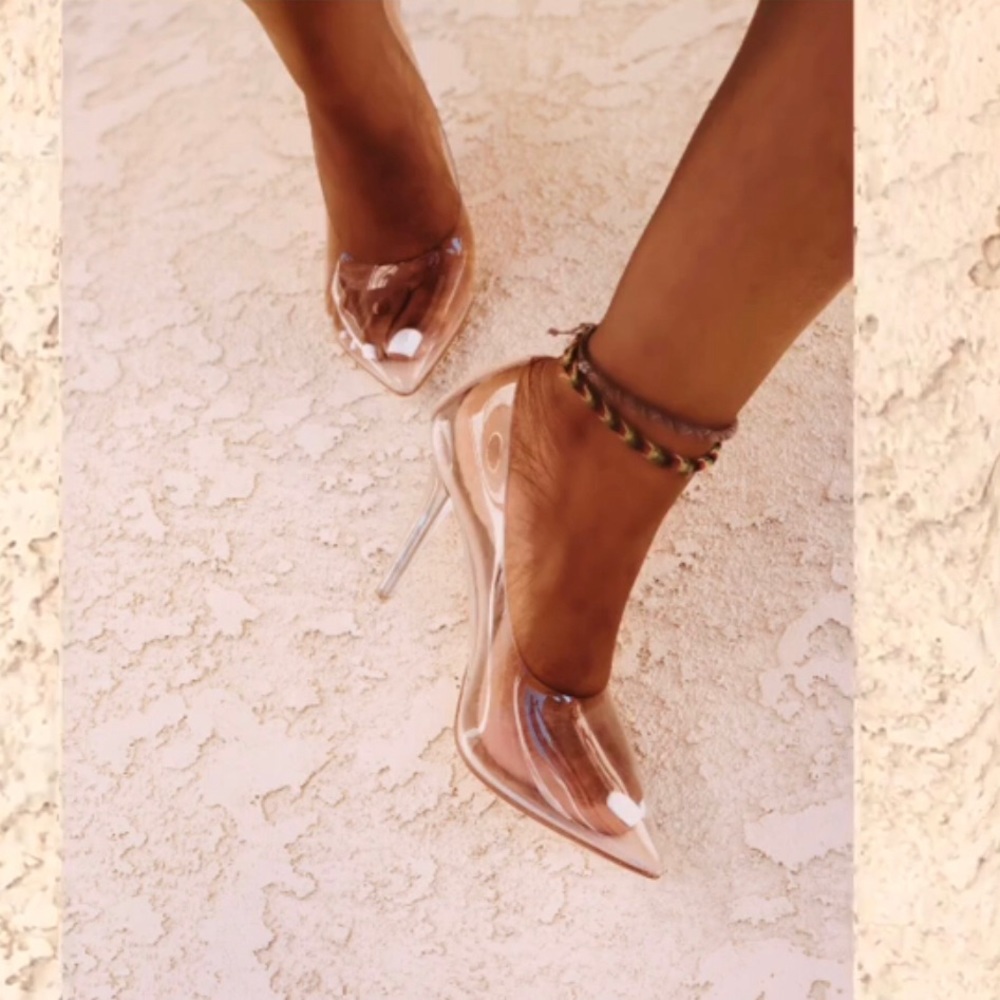 Elegant Transparent Heels